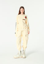 Pantalón jogger Vanguard Dogs con bolsillo cargo lateral y bordado trasero | MWM [PS_COLORS:ECRU]