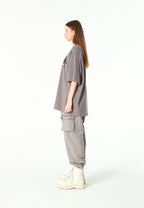 Pantalón jogger Vanguard Dogs con bolsillo cargo lateral y bordado trasero | MWM [PS_COLORS:GREY]