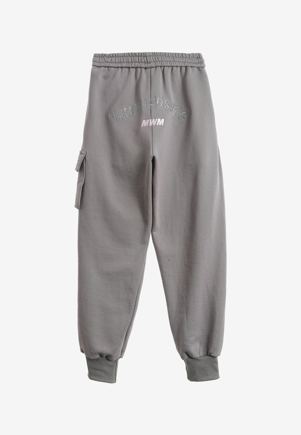 Pantalón jogger Vanguard Dogs con bolsillo cargo lateral y bordado trasero | MWM [PS_COLORS:GREY]