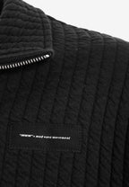 Chaqueta acolchada convertible en chaleco con mangas extraíbles y cuello alto | MWM [PS_COLORS:BLACK]