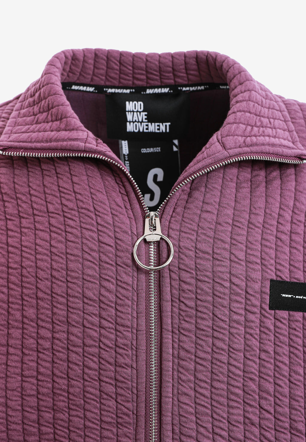 Chaqueta acolchada convertible en chaleco con mangas extraíbles y cuello alto | MWM [PS_COLORS:BURGUNDY]