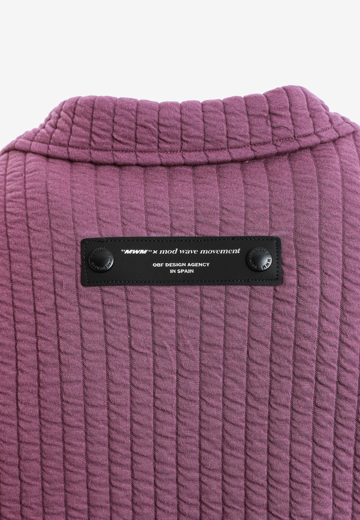 Chaqueta acolchada convertible en chaleco con mangas extraíbles y cuello alto | MWM [PS_COLORS:BURGUNDY]