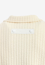 Chaqueta acolchada convertible en chaleco con mangas extraíbles y cuello alto | MWM [PS_COLORS:IVORY]