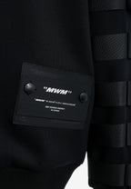 Sudadera con capucha y cintas industriales en los brazos | MWM [PS_COLORS:UNASSIGNED]