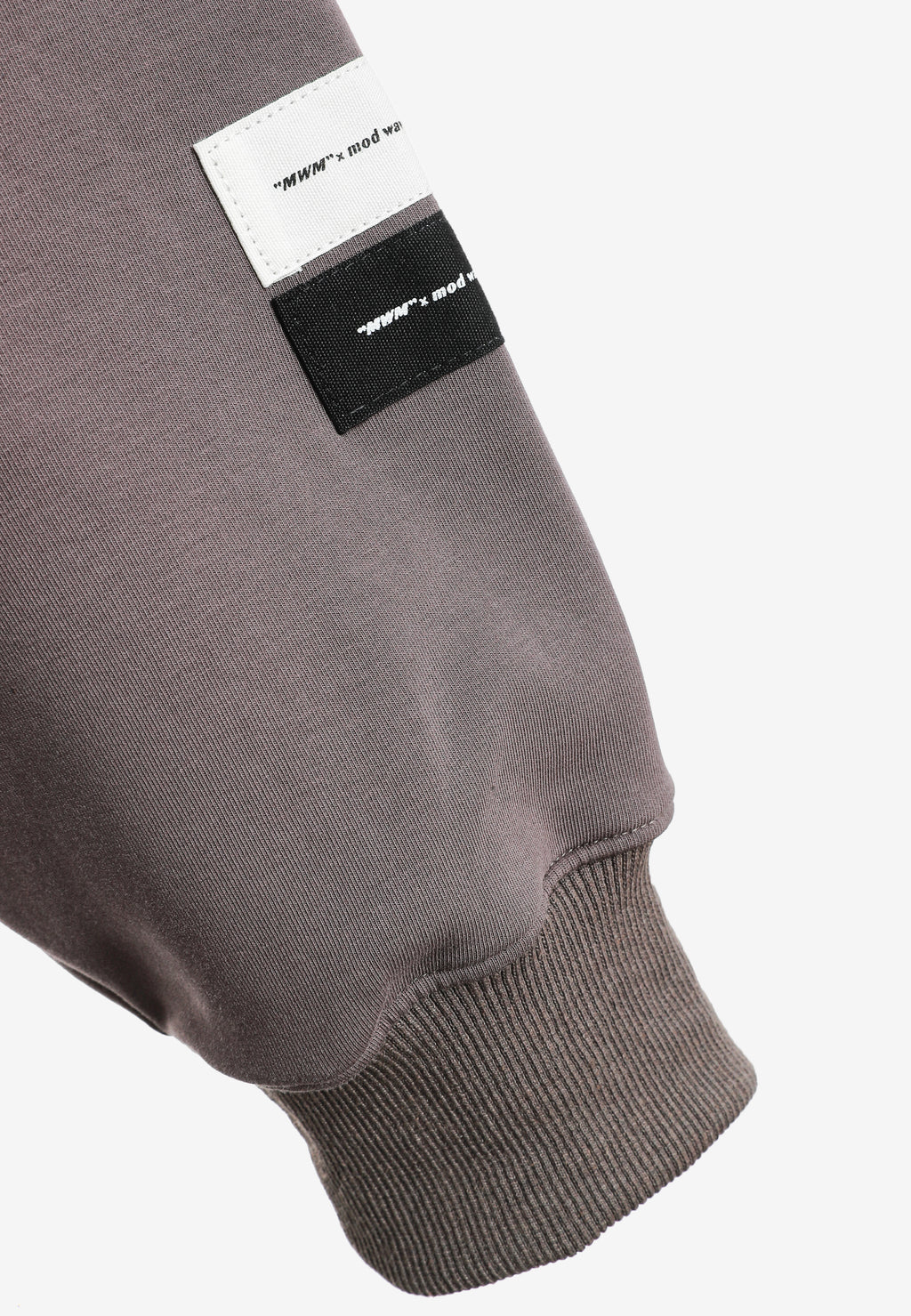 Sudadera con capucha, cremallera frontal y mangas globo | MWM [PS_COLORS:GREY]