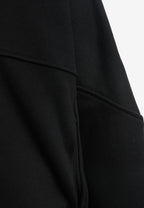 Sudadera con capucha corta lavada con bordado Mod Wave Movement en los hombros | MWM [PS_COLORS:BLACK]