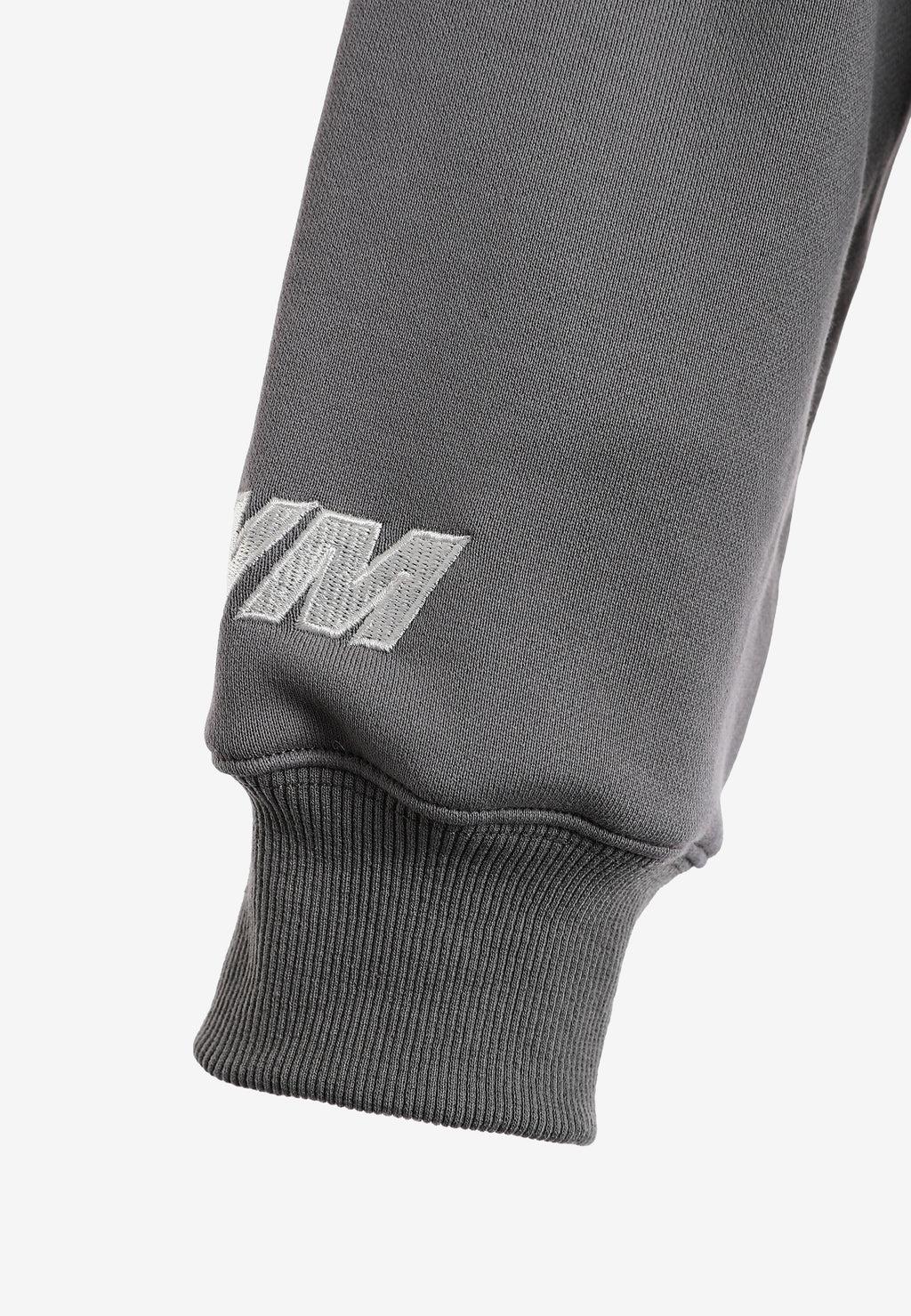 Sudadera Vanguard Dogs VDOG corta con bulldog y aplicaciones efecto piel en la espalda | MWM [PS_COLORS:GREY]