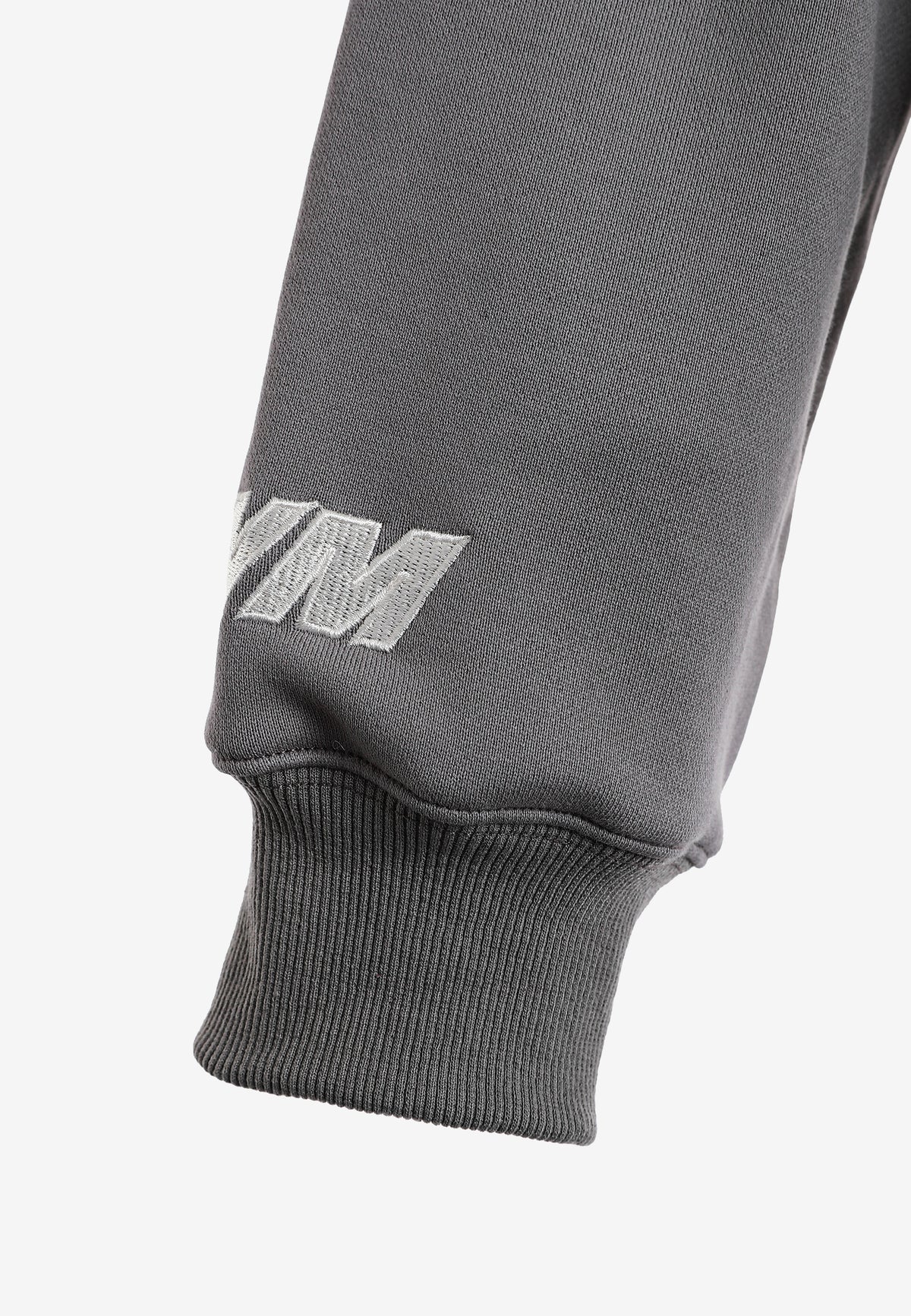 Sudadera Vanguard Dogs VDOG corta con bulldog y aplicaciones efecto piel en la espalda | MWM [PS_COLORS:GREY]