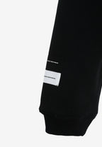 Sudadera con capucha TEDDY corta con parche Teddy de peluche en la espalda | MWM [PS_COLORS:BLACK]