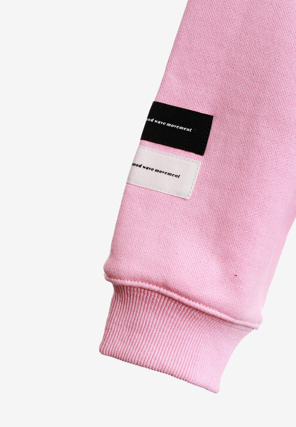 Sudadera con capucha TEDDY corta con parche Teddy de peluche en la espalda | MWM [PS_COLORS:PINK]