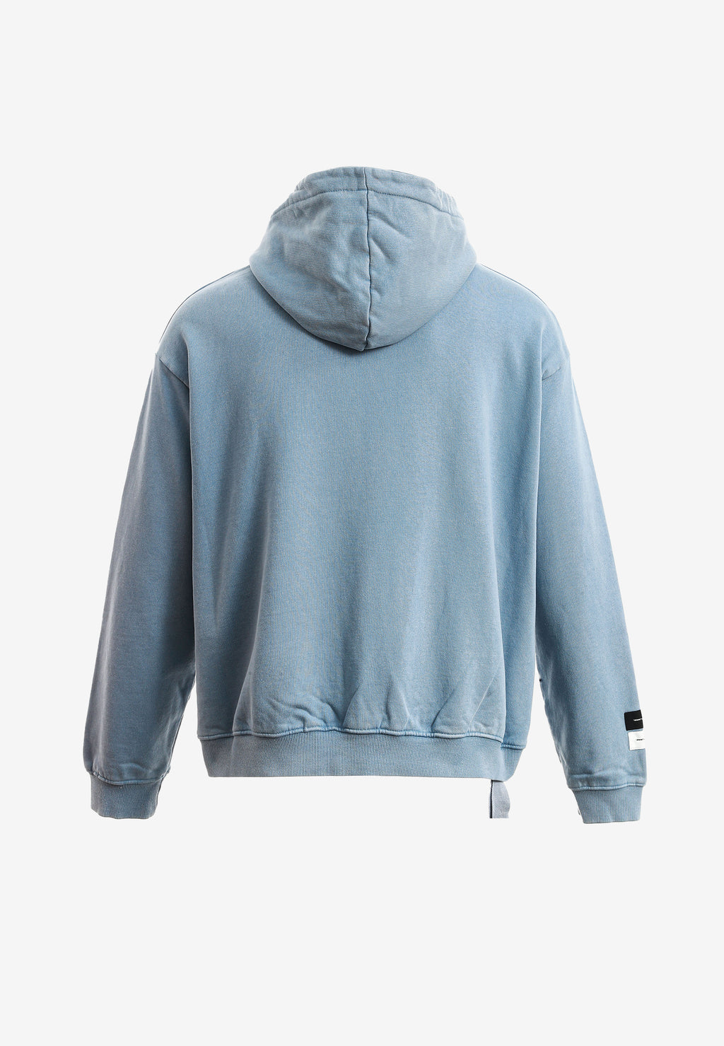 Sudadera con capucha con parche Teddy de canvas en el frontal | MWM [PS_COLORS:BLUE]