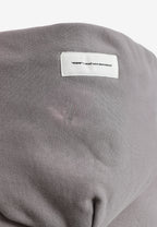 Sudadera corta con capucha de mujer TEDDY Mike Bag con gran parche frontal y detalles en mangas | MWM [PS_COLORS:GREY]