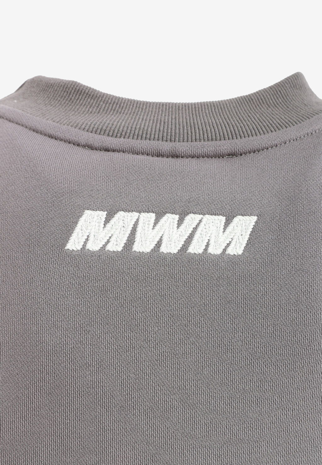 Sudadera TEDDY de corte relajado con print patchwork 3D en el frontal | MWM [PS_COLORS:GREY]