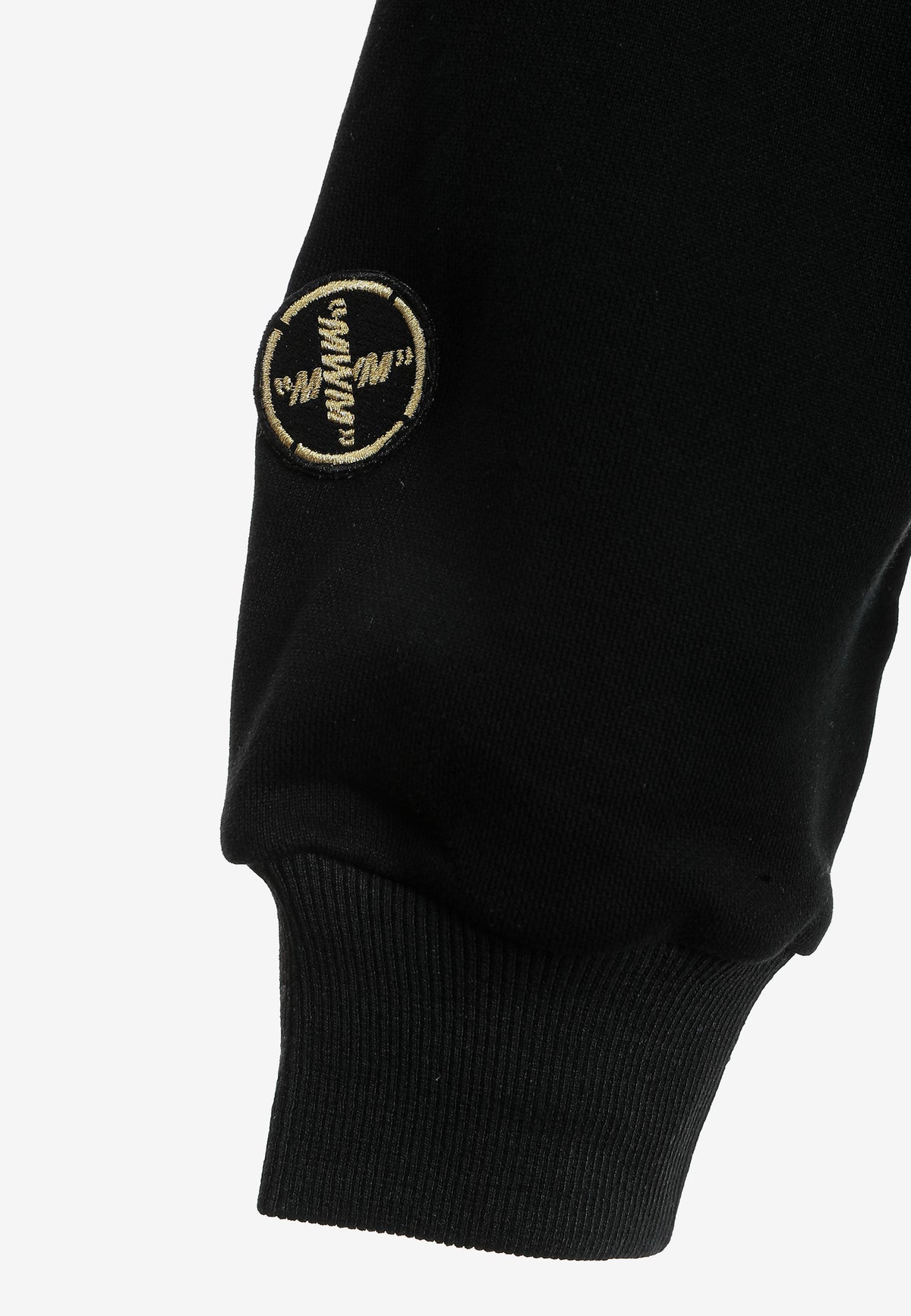 Sudadera con capucha Wings de corte relajado con estrellas frontales y alas en la espalda | MWM [PS_COLORS:BLACK]