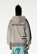 Sudadera con capucha Vanguard Dogs con tachuelas | MWM [PS_COLORS:GREY]