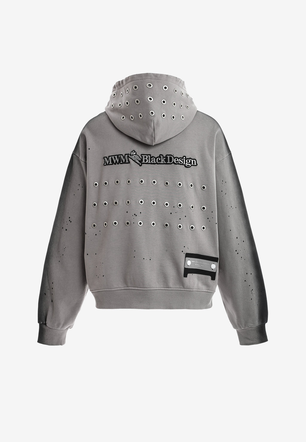 Sudadera con capucha Vanguard Dogs con tachuelas | MWM [PS_COLORS:GREY]
