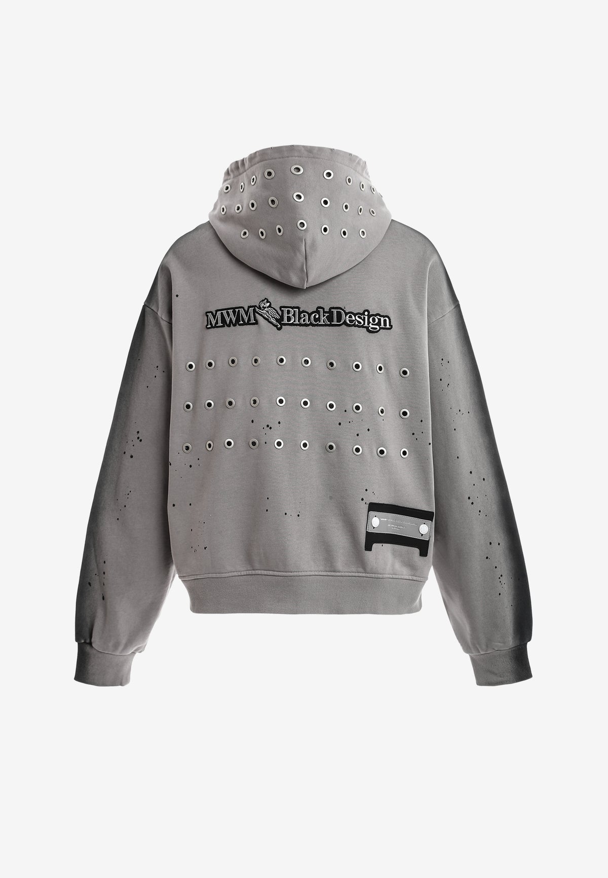 Sudadera con capucha Vanguard Dogs con tachuelas | MWM [PS_COLORS:GREY]