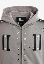 Sudadera con capucha Vanguard Dogs con tachuelas | MWM [PS_COLORS:GREY]