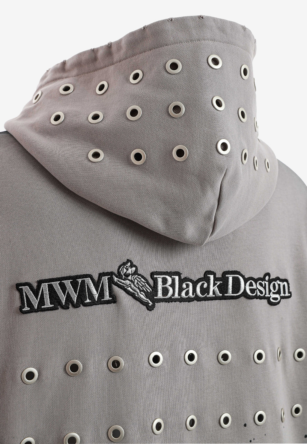 Sudadera con capucha Vanguard Dogs con tachuelas | MWM [PS_COLORS:GREY]