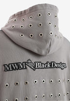 Sudadera con capucha Vanguard Dogs con tachuelas | MWM [PS_COLORS:GREY]