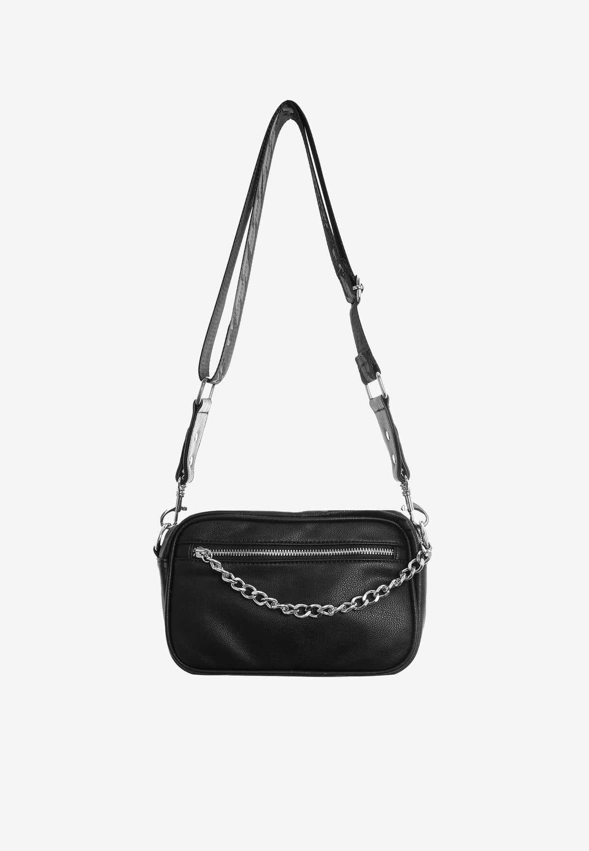 Bolso bandolera con tachuelas y cadena | MWM [PS_COLORS:BLACK]