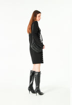 Bolso bandolera con tachuelas y cadena | MWM [PS_COLORS:BLACK]