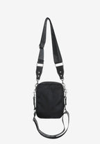 Bolso bandolera con bolsillos y parche con logo | MWM [PS_COLORS:BLACK]