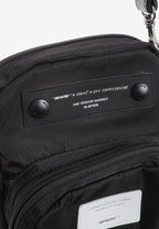 Bolso bandolera con bolsillos y parche con logo | MWM [PS_COLORS:BLACK]