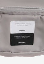 Bolso bandolera con bolsillos y parche con logo | MWM [PS_COLORS:SILVER]