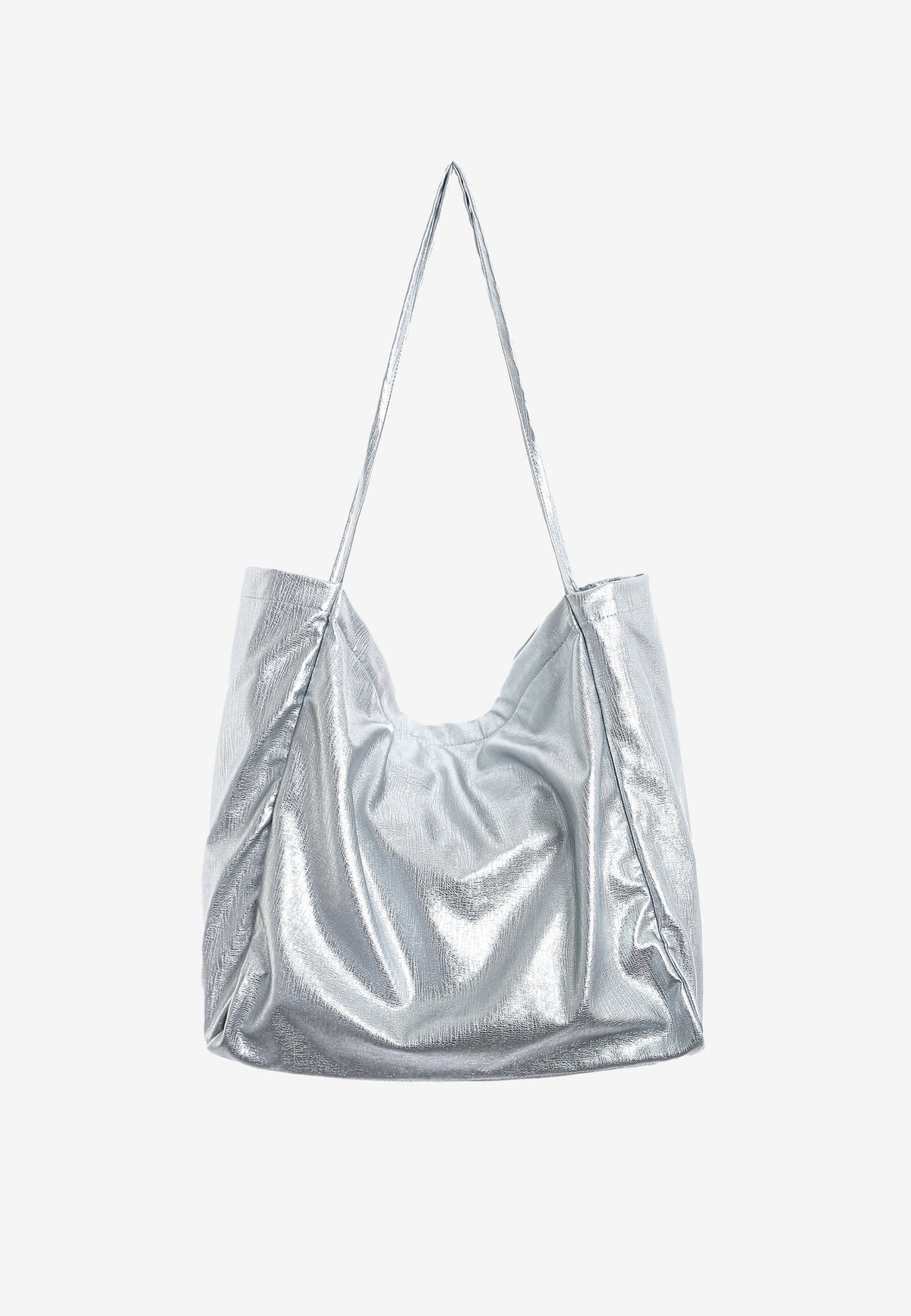 Bolso shopper con tachuelas y logo MWM bordado | MWM [PS_COLORS:SILVER]