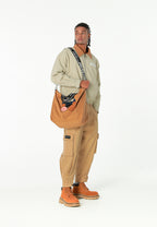 Bolso shopper con parche de oso Teddy y bandolera | MWM [PS_COLORS:CAMEL]