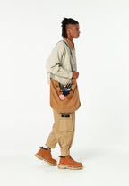Bolso shopper con parche de oso Teddy y bandolera | MWM [PS_COLORS:CAMEL]