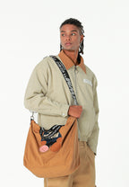 Bolso shopper con parche de oso Teddy y bandolera | MWM [PS_COLORS:CAMEL]