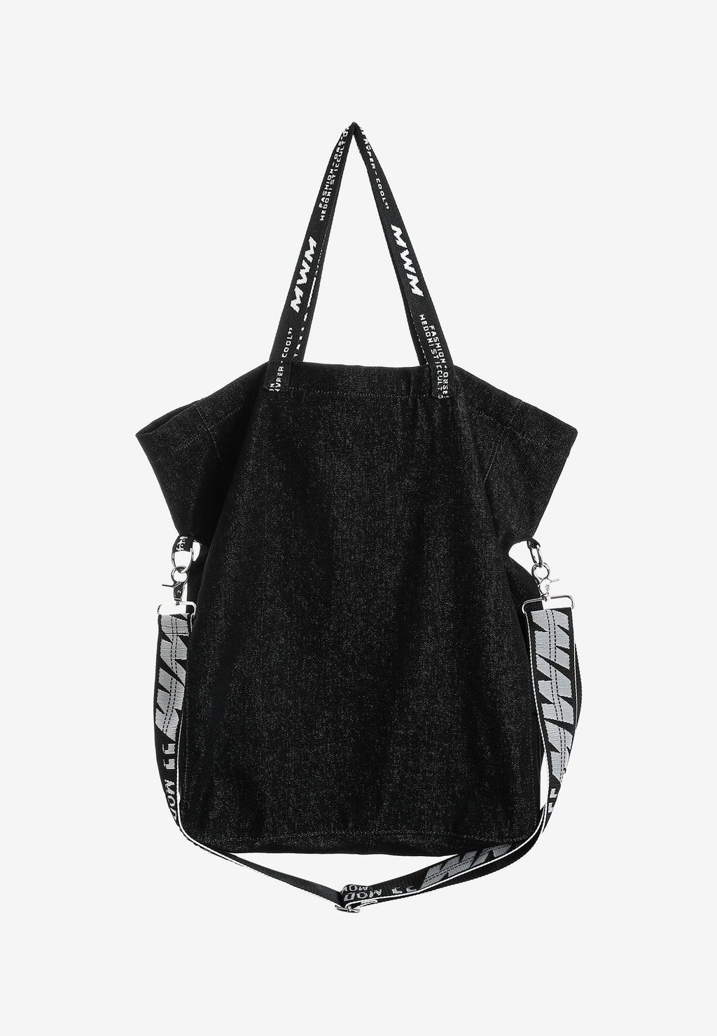 Bolso tote con osos Teddy y correa bandolera | MWM [PS_COLORS:BLACK]