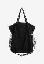 Bolso tote con osos Teddy y correa bandolera | MWM [PS_COLORS:BLACK]