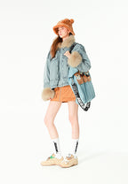Bolso tote con osos Teddy y correa bandolera | MWM [PS_COLORS:BLUE]