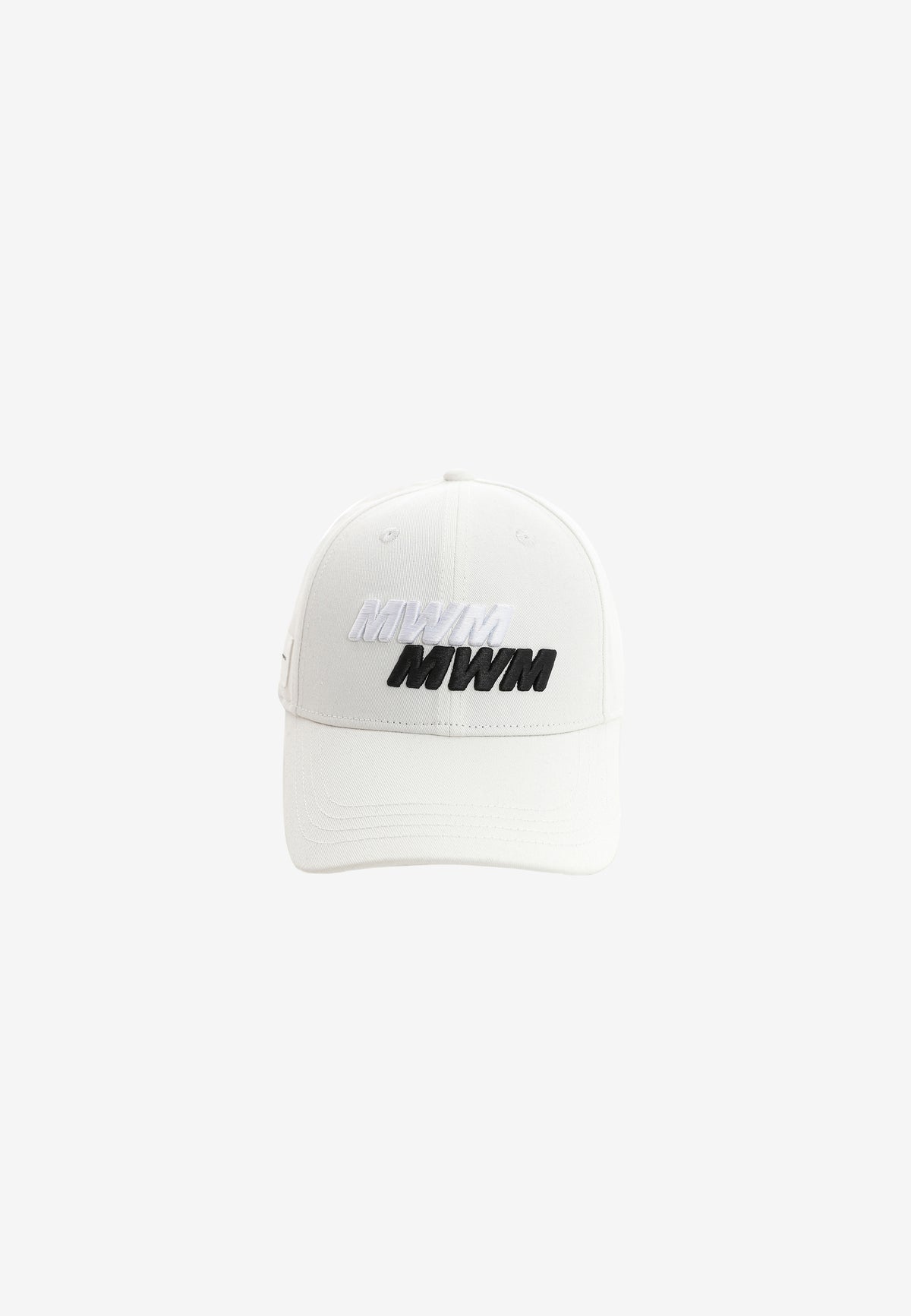 Gorra con logo MWM bordado y cierre ajustable | MWM [PS_COLORS:WHITE]