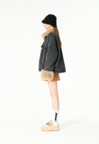 Gorro bucket de punto con oso Teddy | MWM [PS_COLORS:BLACK]