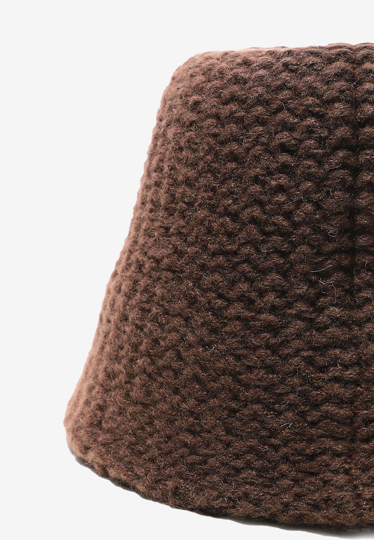Gorro bucket de punto con oso Teddy | MWM [PS_COLORS:BROWN]