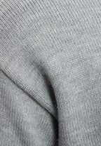 Jersey de mujer TEDDY corto de punto con parche Teddy texturizado en el frontal | MWM [PS_COLORS:GREY]