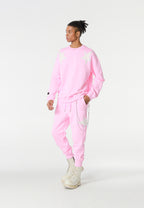 Sudadera Wings de corte relajado con estrellas frontales y doble parche de alas en la espalda | MWM [PS_COLORS:PINK]