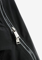 Abrigo puffer técnico con multibolsillos, cuello alto y forro térmico extraíble | MWM [PS_COLORS:BLACK]