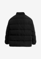 Abrigo puffer técnico con multibolsillos, cuello alto y forro térmico extraíble | MWM [PS_COLORS:BLACK]