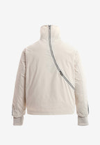 Abrigo puffer técnico con multibolsillos, cuello alto y forro térmico extraíble | MWM [PS_COLORS:ECRU]