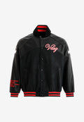 Chaqueta bomber Vanguard Dogs VDOG efecto piel con bordados y bulldog en la espalda | MWM [PS_COLORS:UNASSIGNED]