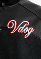 Chaqueta bomber Vanguard Dogs VDOG efecto piel con bordados y bulldog en la espalda | MWM [PS_COLORS:UNASSIGNED]