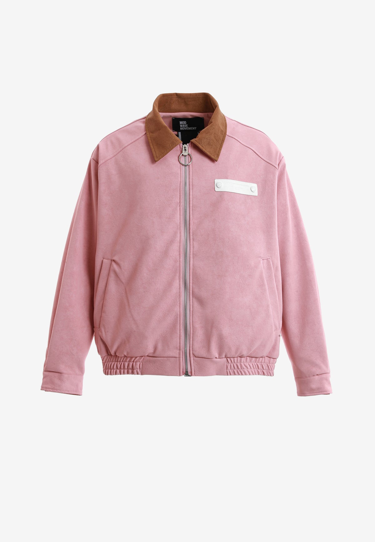 Chaqueta Harrington efecto piel y forro animal print | MWM [PS_COLORS:PINK]