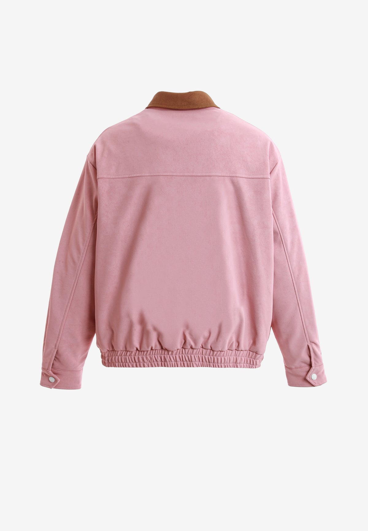 Chaqueta Harrington efecto piel y forro animal print | MWM [PS_COLORS:PINK]