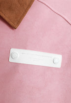 Chaqueta Harrington efecto piel y forro animal print | MWM [PS_COLORS:PINK]