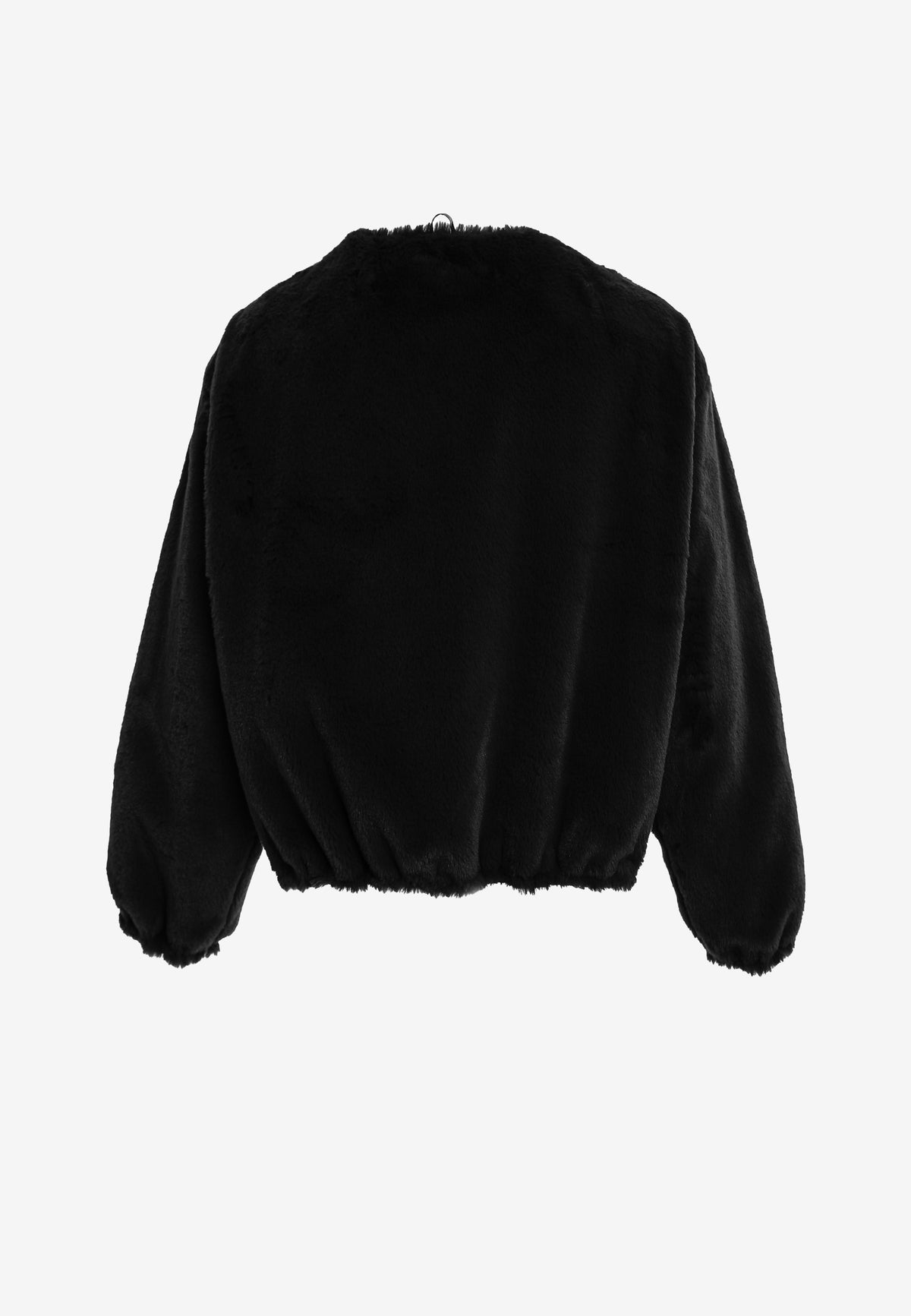 Chaqueta bomber Wings efecto piel con alas en mangas y espalda y forro de pelo extraíble | MWM [PS_COLORS:BLACK]